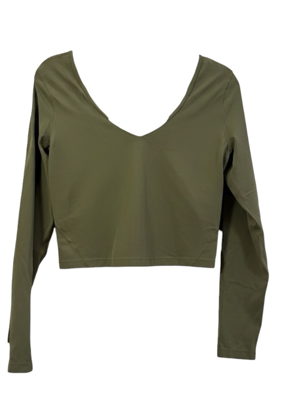 Lulu Align Long Sleeve V Neck Shirt Medium